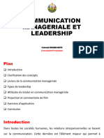 Communication Managériale Et Leadership Licence IFRI Colomb
