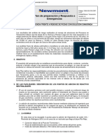 YAN-HS-STA-ERP-31.01 Plan de Contingencia para Rebose de Pozas Con Solución Cianurada