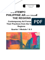 ContemporaryArts12 Q1 Mod1 Contemporary Arts Forms Ver3