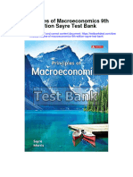 Principles of Macroeconomics 9Th Edition Sayre Test Bank Full Chapter PDF