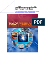 Principles of Macroeconomics 7Th Edition Taylor Test Bank Full Chapter PDF