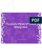 TUJUAN PENCIPTAAN MANUSIA