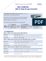 ZNC-910B/920 Smart NMEA To Step & Log Converter: Introduction