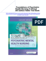 Varcarolis Foundations of Psychiatric Mental Health Nursing A Clinical Approach 8Th Edition Halter Test Bank Full Chapter PDF
