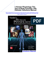 Vanders Human Physiology The Mechanisms of Body Function 14Th Edition Widmaier Solutions Manual Full Chapter PDF