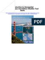 Introduction To Geospatial Technologies 3Rd Edition Shellito Test Bank Full Chapter PDF