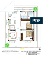 2BHK Plan (30X40) 3 Plan