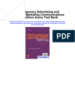 Ebook Contemporary Advertising and Integrated Marketing Communications 15Th Edition Arens Test Bank Full Chapter PDF