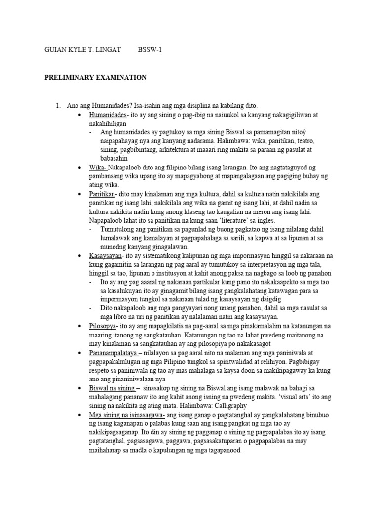 Filipino Sa Ibat Ibang Disiplina | PDF