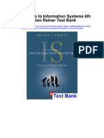 Introduction To Information Systems 6Th Edition Rainer Test Bank Full Chapter PDF