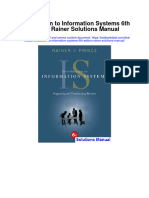 Introduction To Information Systems 6Th Edition Rainer Solutions Manual Full Chapter PDF
