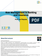 Risk Management in Banking and Insurance - Lesson 0