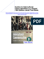 Introduction To Intercultural Communication Identities in A Global Community 9Th Edition Jandt Test Bank Full Chapter PDF