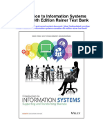 Introduction To Information Systems Canadian 4Th Edition Rainer Test Bank Full Chapter PDF