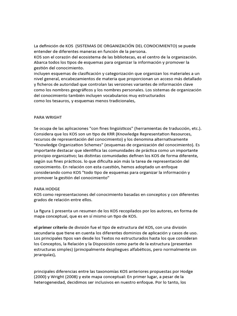 La Definición de KOS | PDF | Arte