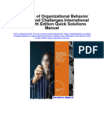 Principles of Organizational Behavior Realities and Challenges International Edition 8Th Edition Quick Solutions Manual Full Chapter PDF