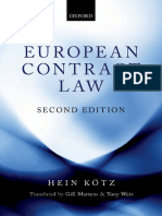 Hein Kötz - Gill Mertens - Tony Weir - European Contract Law (2nd Edition) - Oxford University Press (2017)