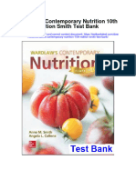 Wardlaws Contemporary Nutrition 10Th Edition Smith Test Bank Full Chapter PDF