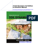 Principles of Soil Dynamics 3Rd Edition Das Solutions Manual Full Chapter PDF
