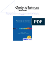 Download Principles Of Taxation For Business And Investment Planning 14Th Edition Jones Test Bank full chapter pdf