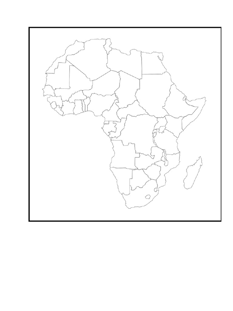 Africa Map PDF