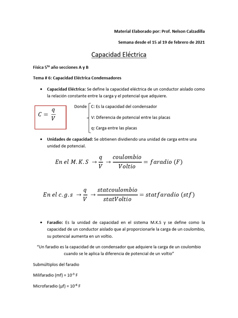 2da Actividad De Física 5to Año A Y B Descargar Gratis Pdf