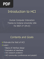 Lecture 10 - Introduction of HCI