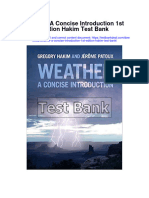 Weather A Concise Introduction 1St Edition Hakim Test Bank Full Chapter PDF