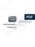 Cours Particulier Anglais Programme A1