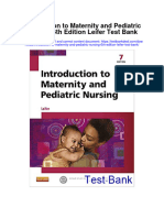 Introduction To Maternity and Pediatric Nursing 6Th Edition Leifer Test Bank Full Chapter PDF