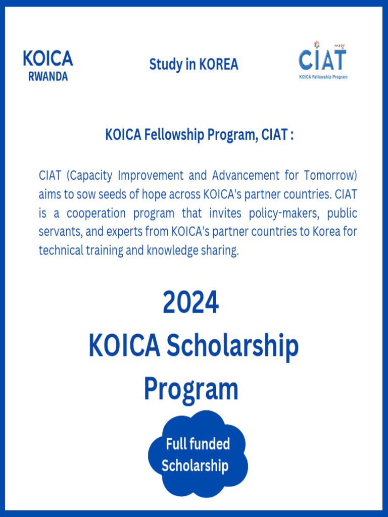 2024 KOICA Scholarship Program | PDF