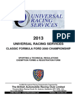 Classic Ff2000 Regs-2013