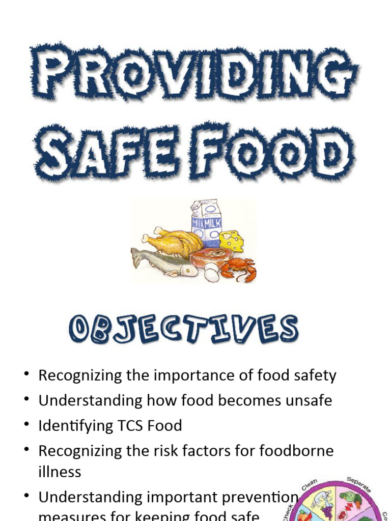 Providing Safe Food Pdf