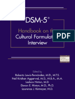 DSM-5® Handbook On The Cultural Formulation Interview