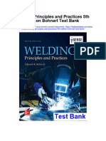 Welding Principles and Practices 5Th Edition Bohnart Test Bank Full Chapter PDF
