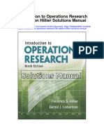 Introduction To Operations Research 9Th Edition Hillier Solutions Manual Full Chapter PDF