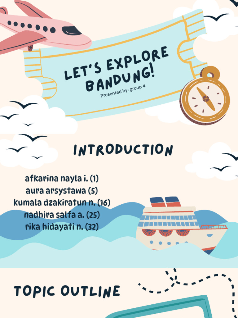 Blue Colorful Illustrative Travel Animated Presentation Pdf