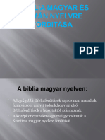 A Biblia Magyar És Román Nyelvre Fordí