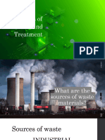Sources of Waste and Treatment