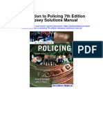 Introduction To Policing 7Th Edition Dempsey Solutions Manual Full Chapter PDF