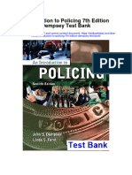 Introduction To Policing 7Th Edition Dempsey Test Bank Full Chapter PDF