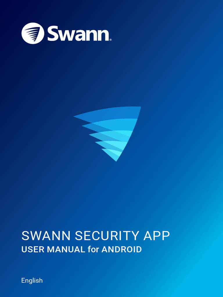 Swann Security Android App Manual - English | PDF