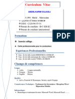 Curriculum Vitae: Formations