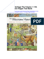 Western Heritage The Volume 1 11Th Edition Kagan Test Bank Full Chapter PDF
