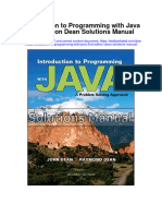 Introduction To Programming With Java 2Nd Edition Dean Solutions Manual Full Chapter PDF