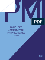 Caixin China General Services PMI Press Release