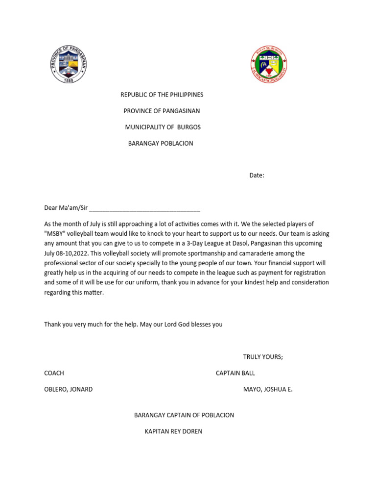 Solicitation Letter.022-WPS Office | PDF