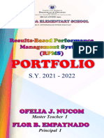 Ojn RPMS Portfolio