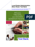 Wills Trusts and Estate Administration 8Th Edition Hower Test Bank Full Chapter PDF