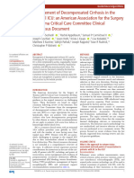 Management of Decompensated Cirrhosis in The Surgical ICU: An American Association For The Surgery of Trauma Critical Care Committee Clinical Consensus Document (Seshadri, 2022)
